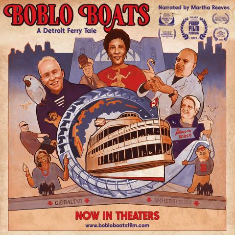 Image of promotional poster for Boblo Boats movie