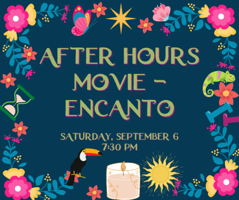 After hours movie showing of Encanto