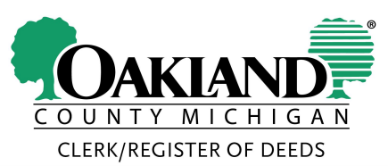 Oakland County Michigan Clerk/Register of Deeds